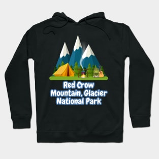 Red Crow Mountain, Glacier National Park Hoodie